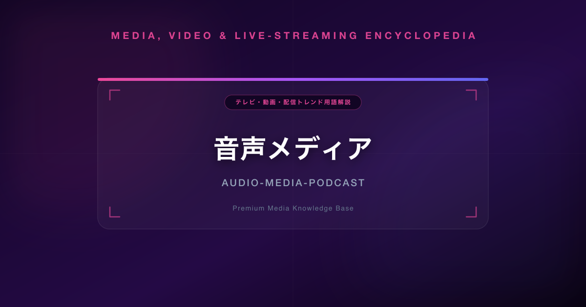 音声メディア